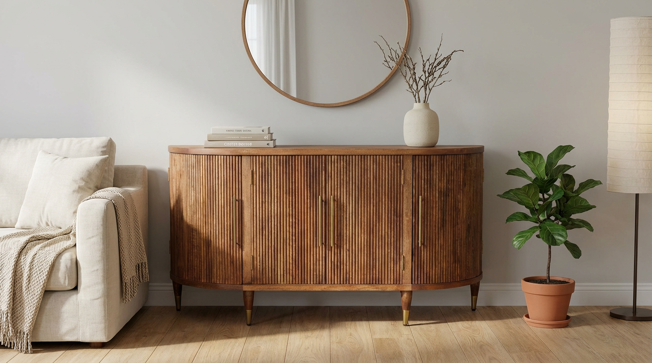 How to Style a Sideboard in a Modern Living Room