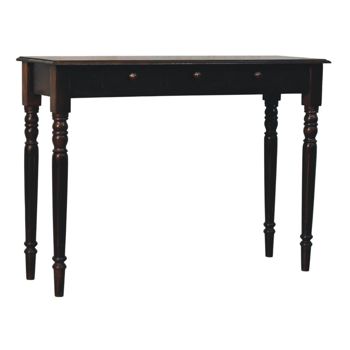 Spindle Manor Console Table - Solid Mango Wood Entryway Table