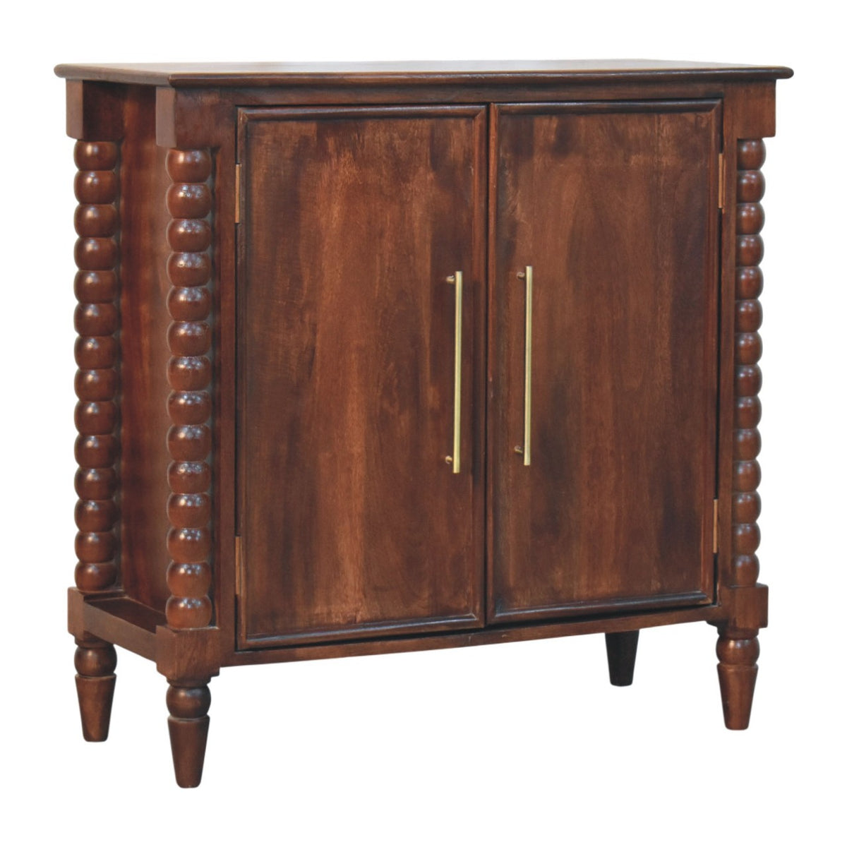 Spindle Heritage Sideboard- Solid Mango Wood Storage Cabinet