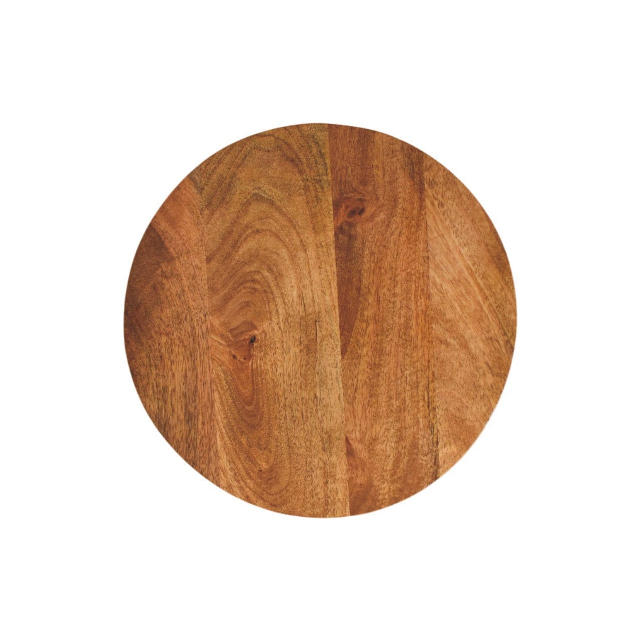 Amber Pedestal Side Table - Solid Mango Wood End table - product view 8 showing handcrafted solid mango wood side table