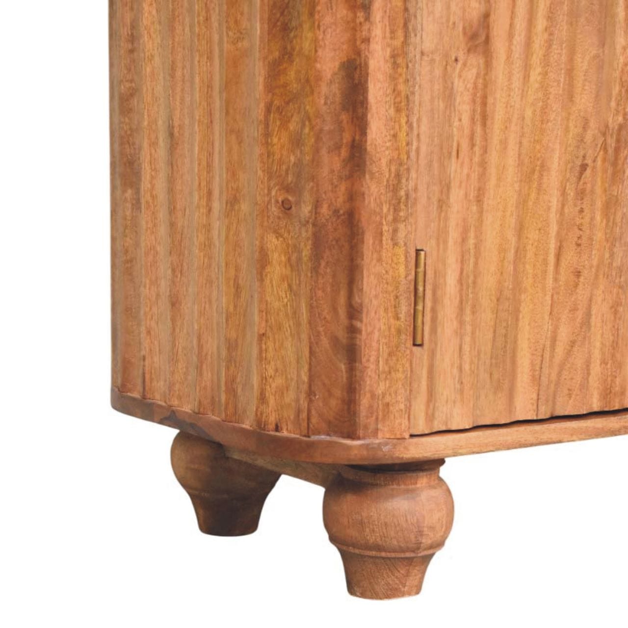 Farmhouse Montara Sideboard - Solid Mango Wood Buffet Cabinet for Dining Room - product view 7 showing handcrafted solid...
