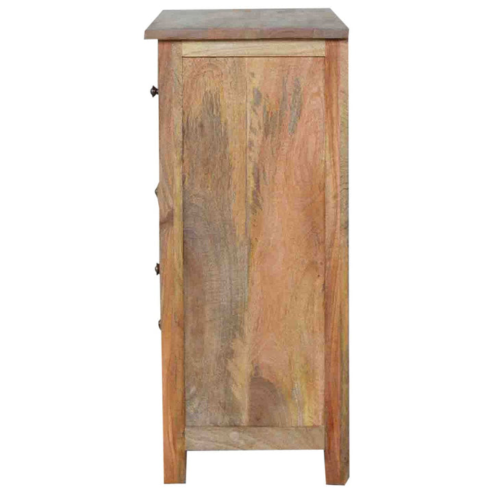 Farmhouse Multi Drawer Country Console - Entryway & Hallway Table in Solid Mango Wood - product view 6 showing...