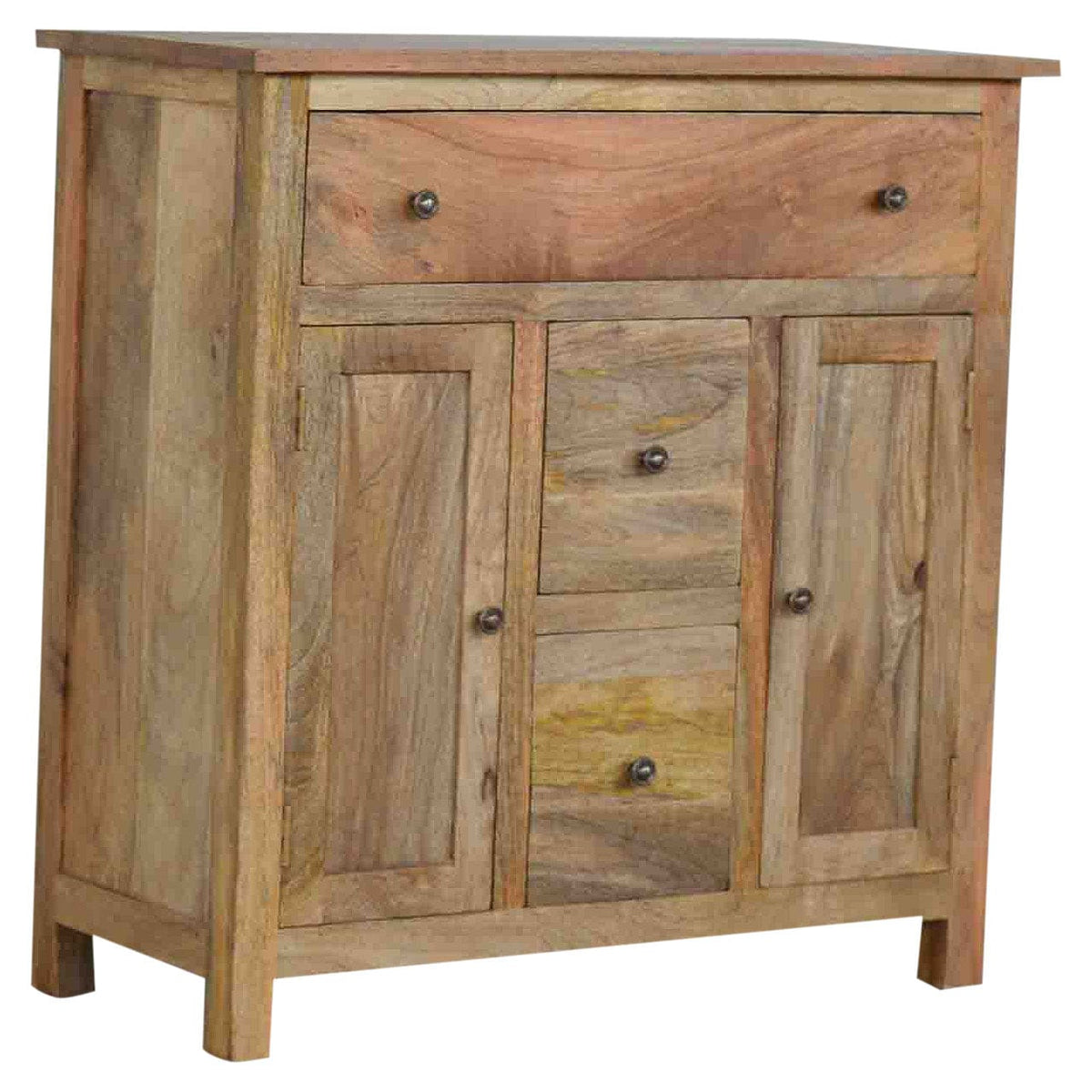 Farmhouse Multi Drawer Country Console - Entryway & Hallway Table in Solid Mango Wood - product view 2 showing...