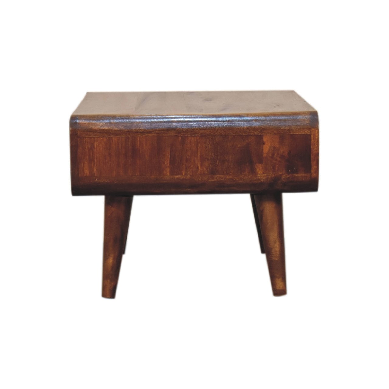 Handcrafted Open Chestnut Coffee Table - Solid Mango Wood Center Table for Living Room - product view 9 showing...