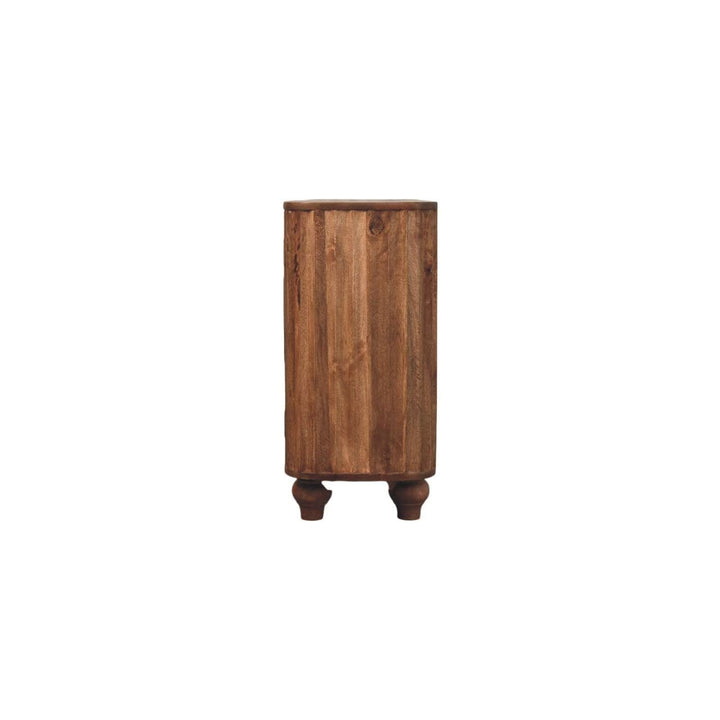 Farmhouse Montara Sideboard - Solid Mango Wood Buffet Cabinet for Dining Room - product view 9 showing handcrafted solid...