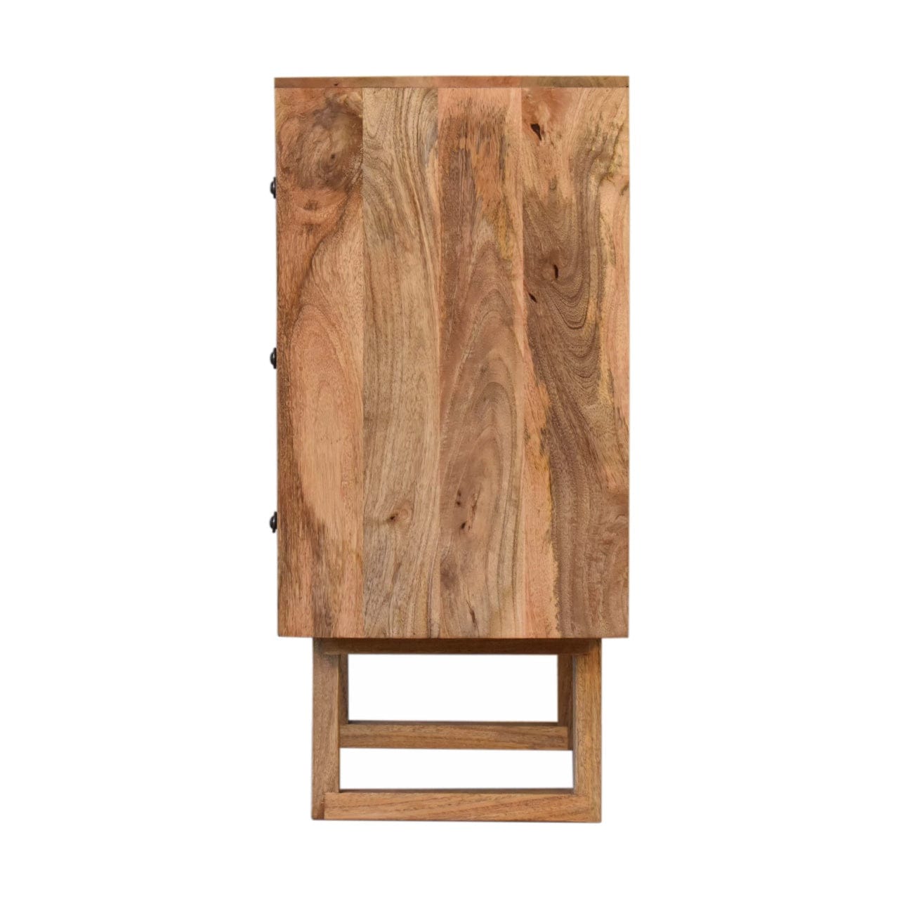 Handcrafted U-Shape Dresser - Solid Mango Wood Storage Chest for Bedroom - product view 9 showing handcrafted solid mango...