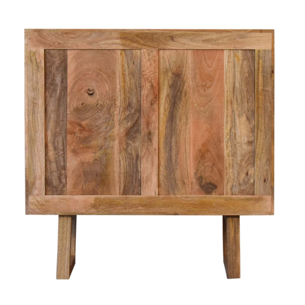 Handcrafted U-Shape Dresser - Solid Mango Wood Storage Chest for Bedroom - product view 10 showing handcrafted solid...