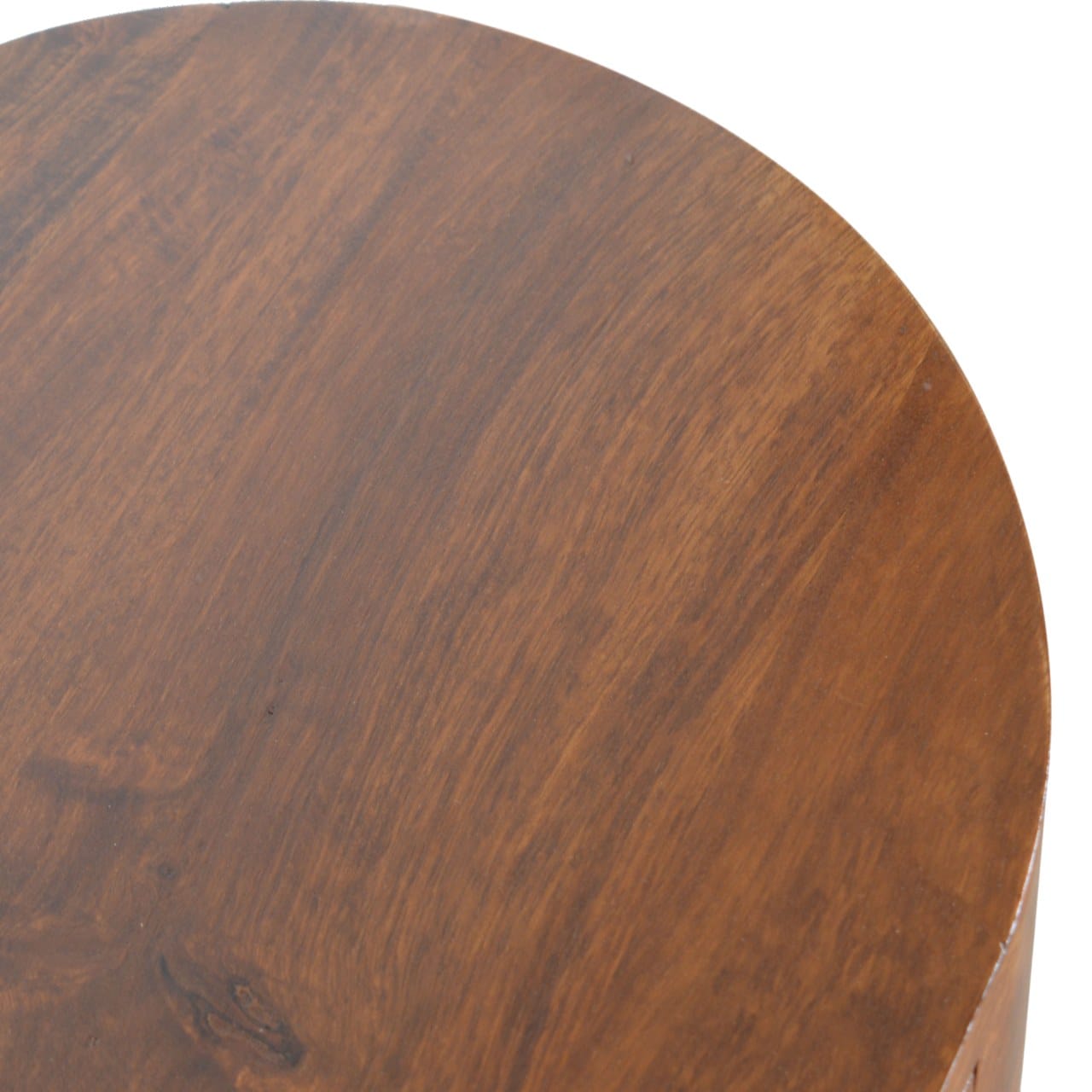Albion Chestnut Console - Entryway & Hallway Table in Solid Mango Wood - product view 5 showing handcrafted solid mango...