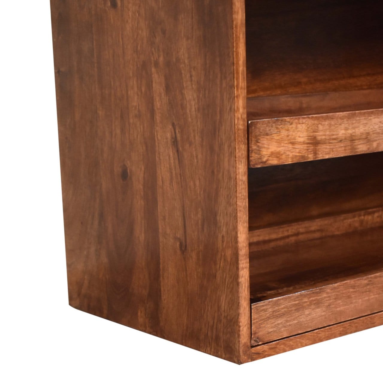 Buffalo Hide Pull out Honey Caramel Shoe Storage Bench - Solid Mango Wood Seating Furniture for Entryway - product view 9...