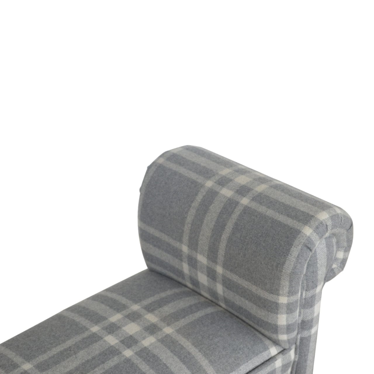 Canus Tartan Bench - Solid Mango Wood Seating Furniture for Entryway - product view 5 showing handcrafted solid mango...