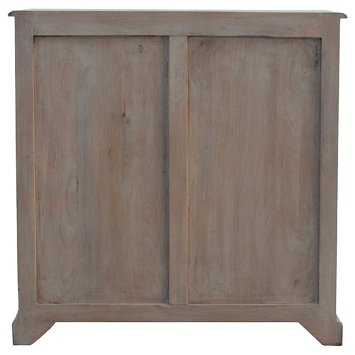 Carved Glazed Sidebaord in Solid Mango Wood - product view 7 showing handcrafted solid mango wood furniture