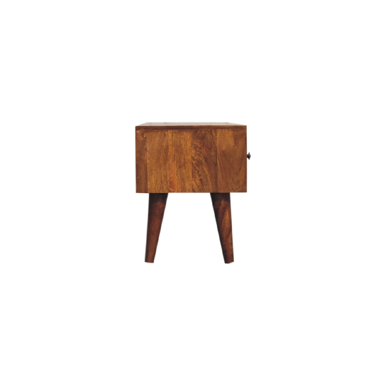 Classic Chestnut Coffee Table - Solid Mango Wood Center Table for Living Room - product view 7 showing handcrafted solid...