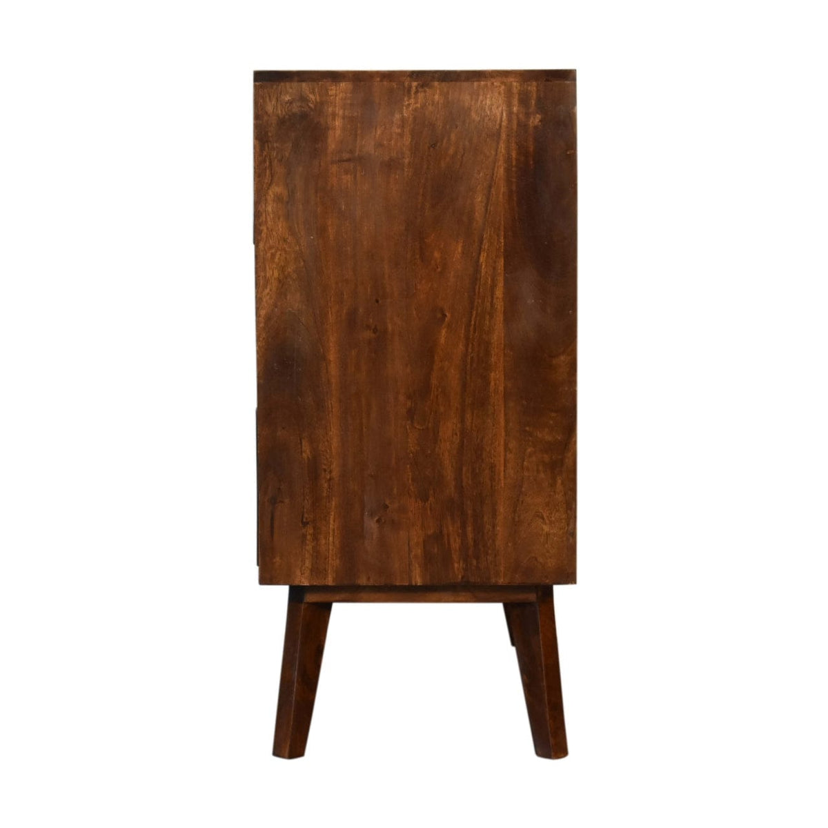 Close-knit Chestnut Dresser - Solid Mango Wood Storage Chest for Bedroom - product view 8 showing handcrafted solid mango...