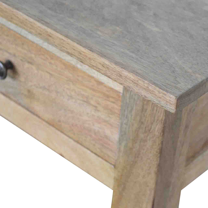 Farmhouse Country 4 Drawer Coffee Table - Solid Mango Wood Center Table for Living Room - product view 6 showing...