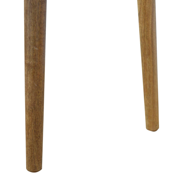 Functional 3 Drawer Console Table - Entryway & Hallway Table in Solid Mango Wood - product view 6 showing handcrafted...