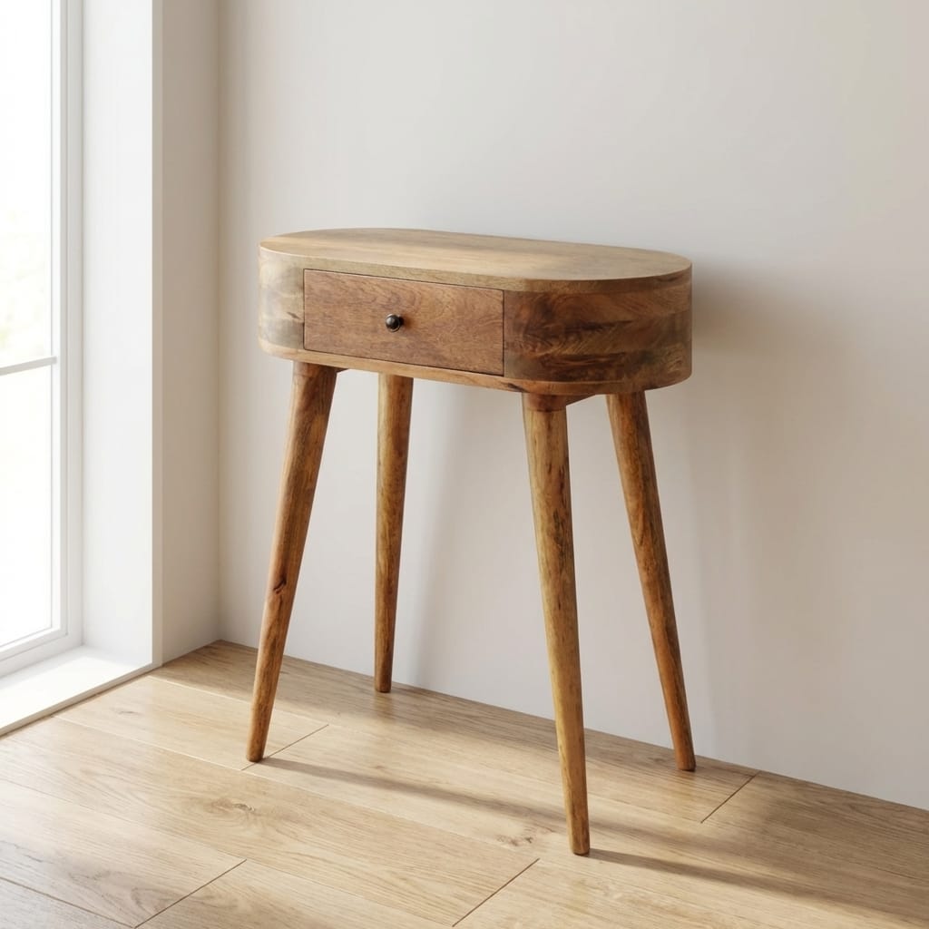 Heartwoodco LLC Console Table Mini Albion Oak-ish Console Table - Entryway & Hallway Table
