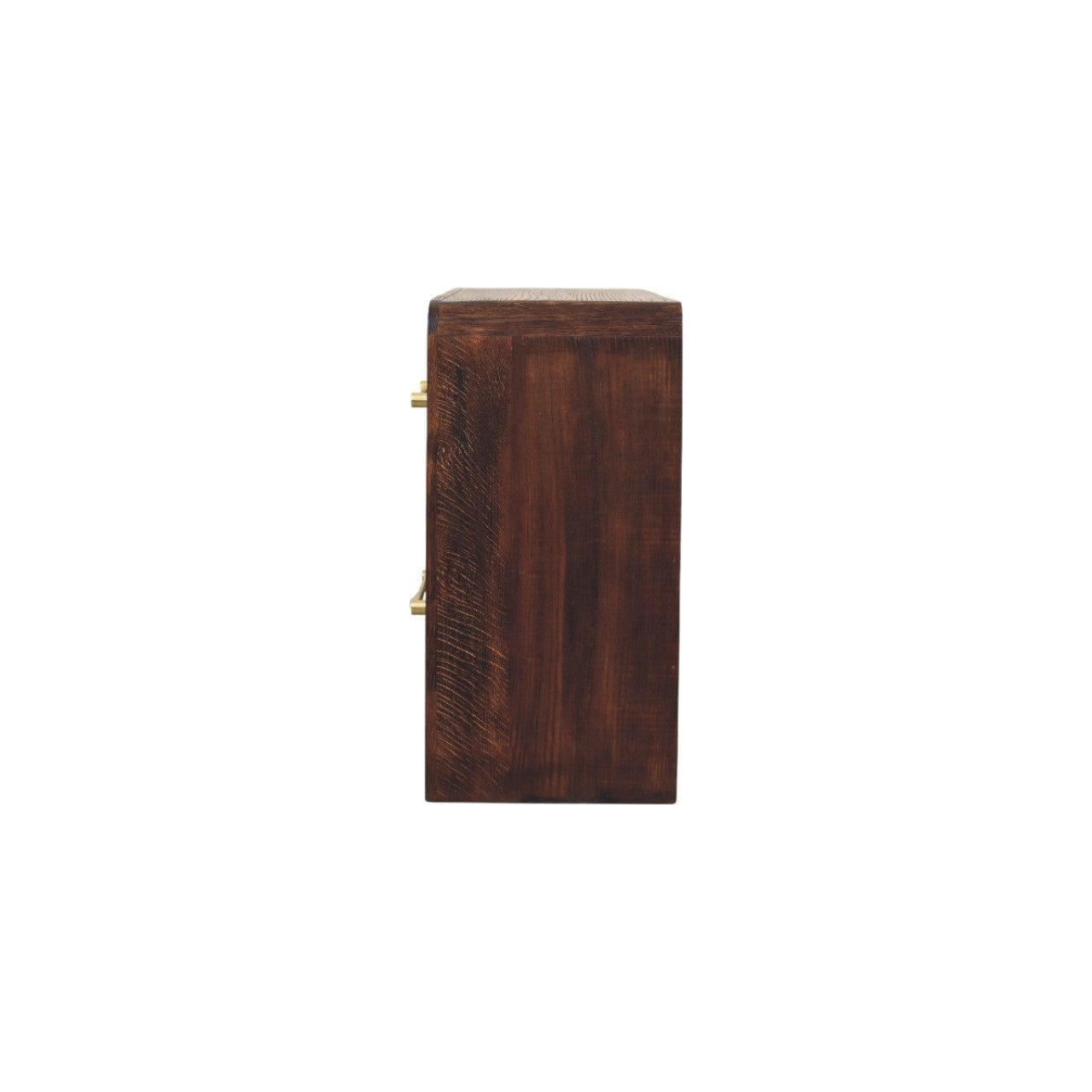 Copenhagen 4-Drawer Dresser - Solid Mango Wood Storage Chest for Bedroom - product view 8 showing handcrafted solid mango...