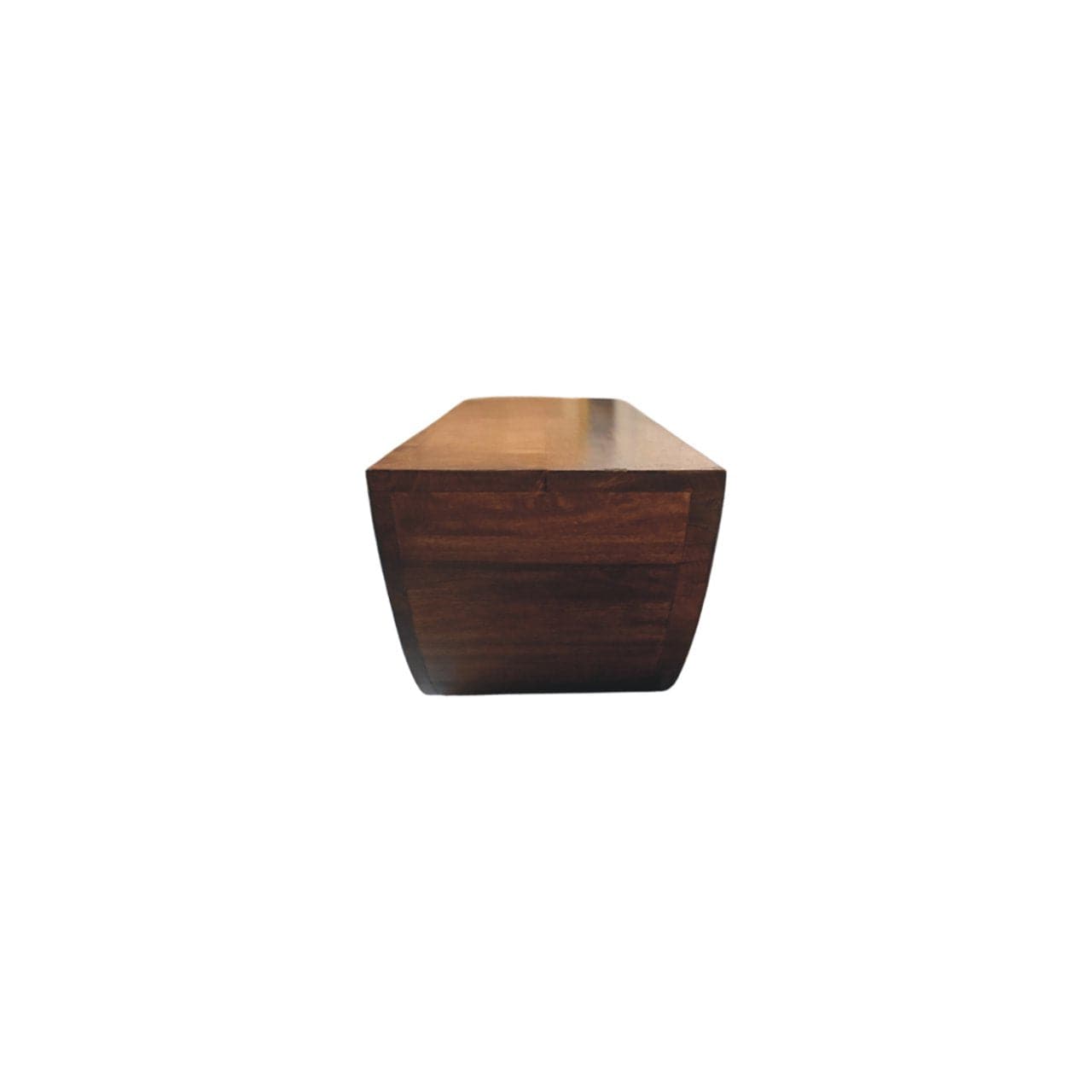 Crescent Floating Floating Shelf - Solid Mango Wood Wall Shelf for Living Room - product view 8 showing handcrafted solid...