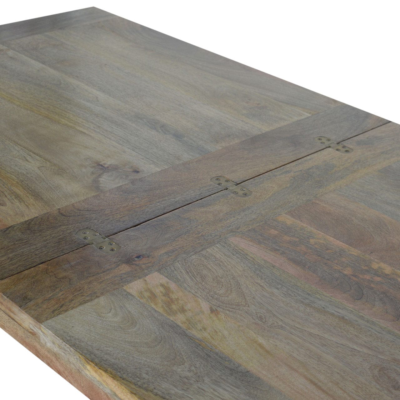 Extendable Butterfly Dining Table - Solid Mango Wood Kitchen Table - product view 10 showing handcrafted solid mango wood...