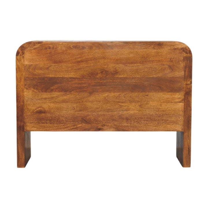 Functional Darcy 3 over 3 Drawer Dresser - Solid Mango Wood Storage Chest for Bedroom - product view 9 showing...