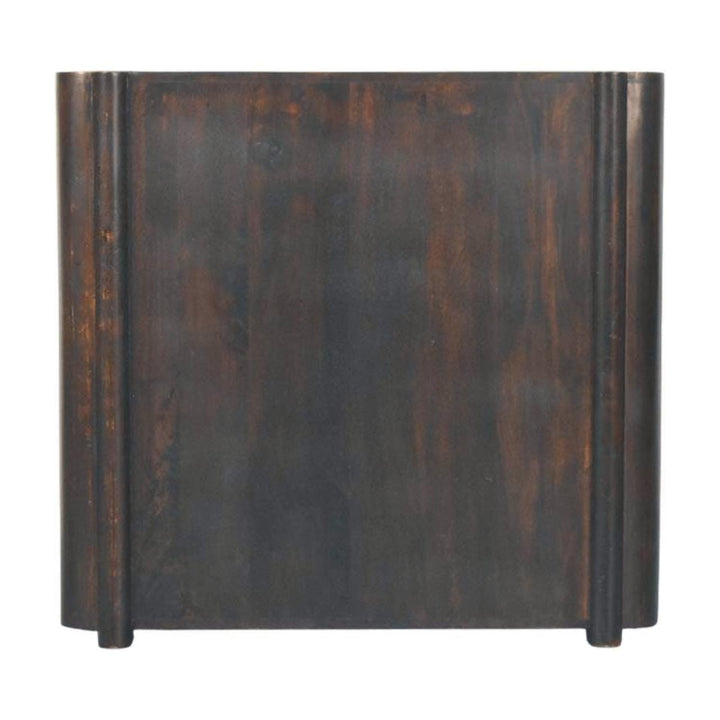 Functional Havana Weave 3 Drawer Dresser - Solid Mango Wood Storage Chest for Bedroom - product view 8 showing...