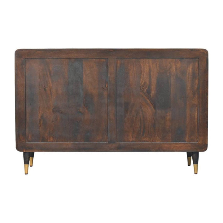 Functional Hudson 8 Drawer Dresser - Solid Mango Wood Storage Chest for Bedroom - product view 9 showing handcrafted...