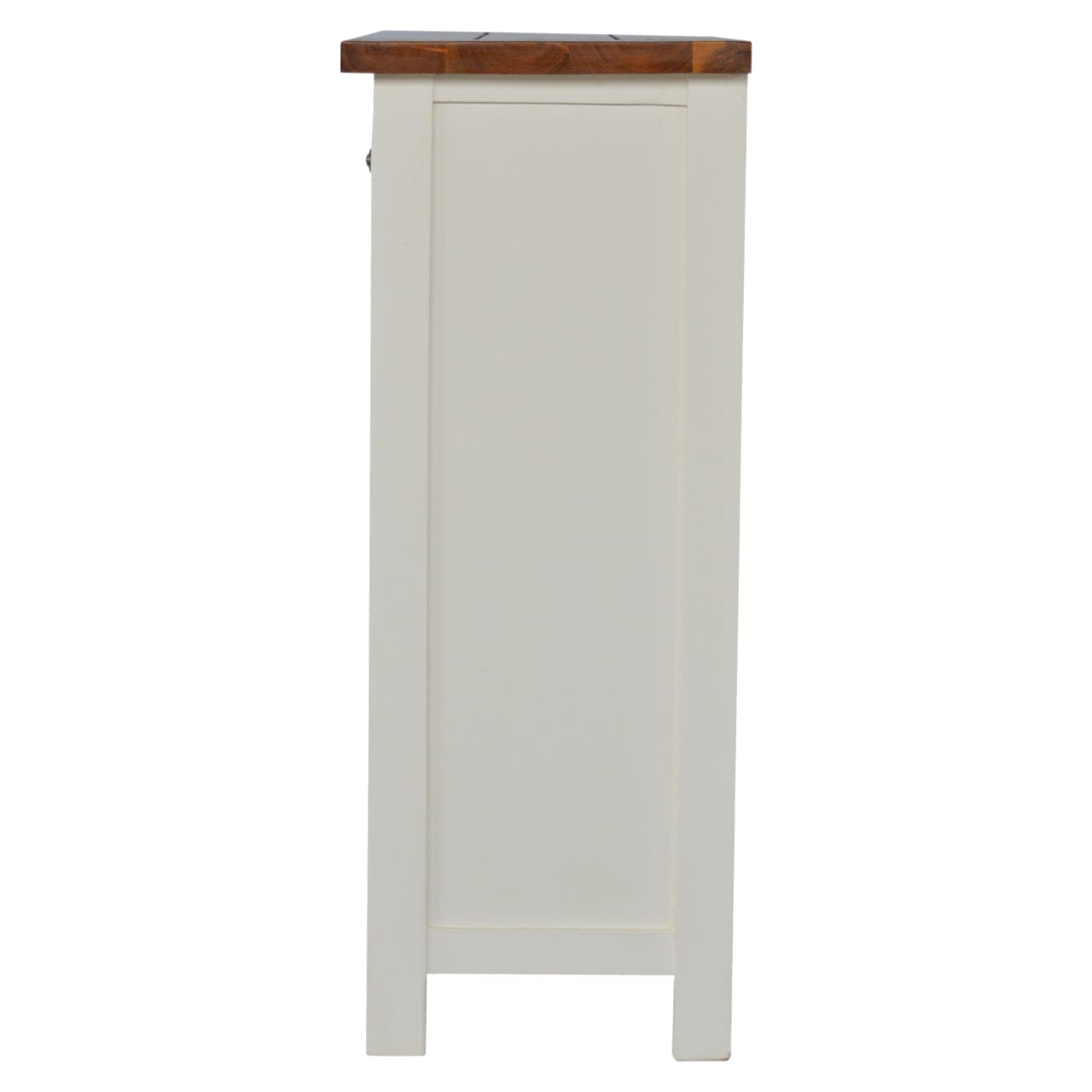 2 Tone Kitchen Unit in Solid Mango Wood - product view 7 showing handcrafted solid mango wood furniture