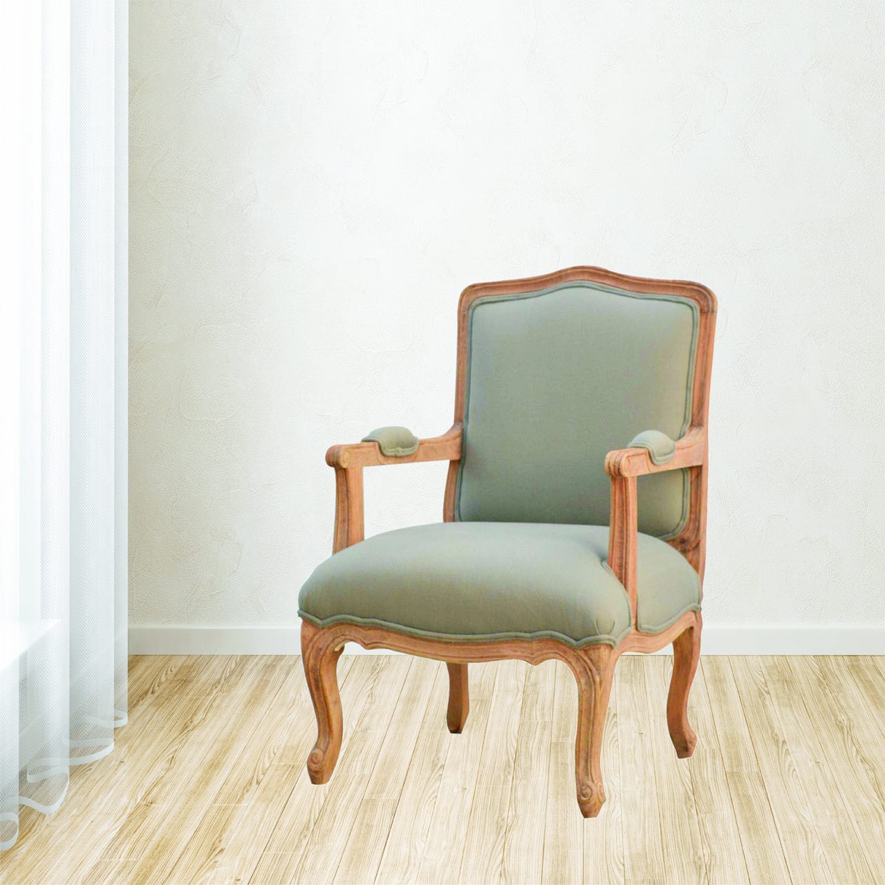 Golden Nesting Stool - Solid Mango Wood Accent Seating - product view 8 showing handcrafted solid mango wood stool