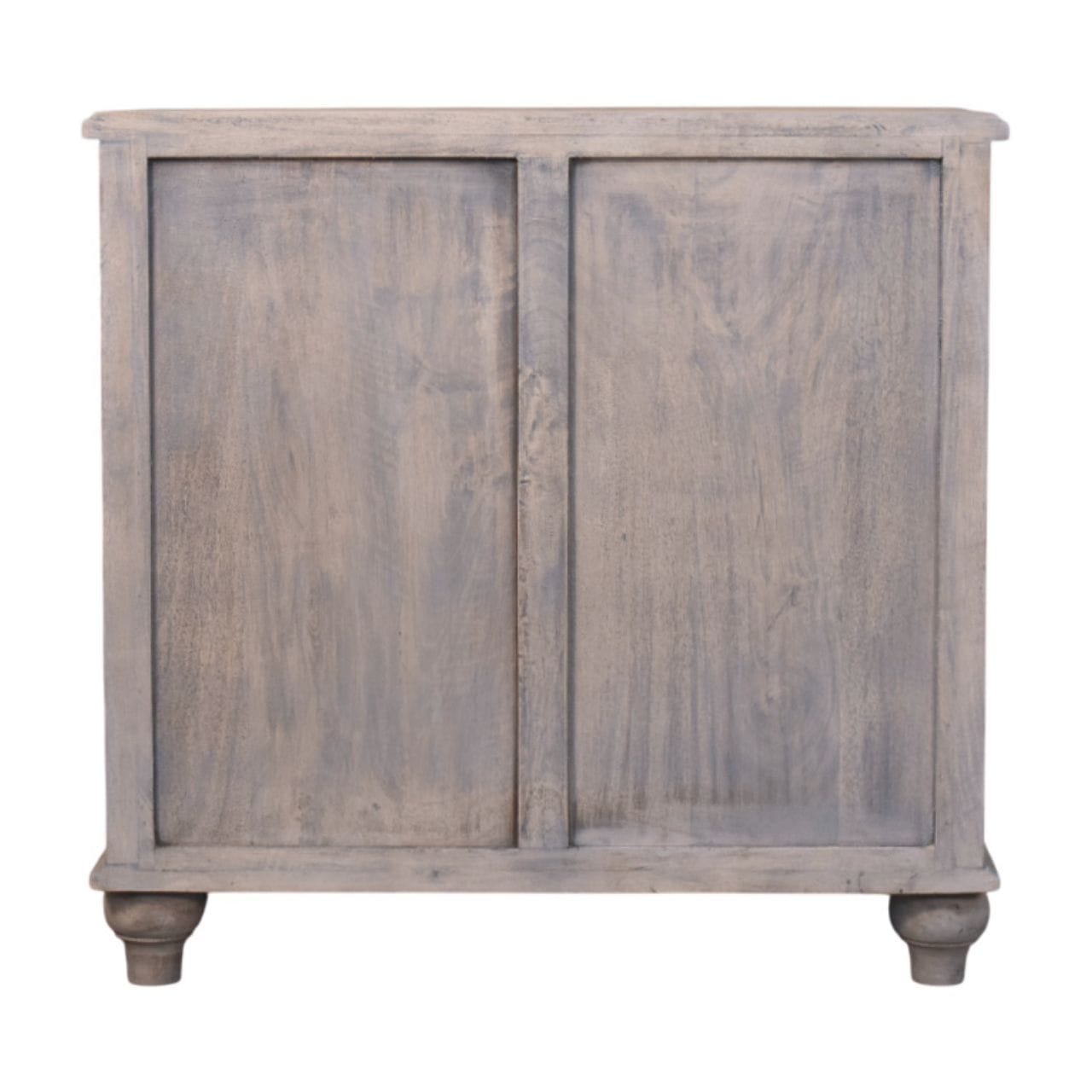 Handcrafted Curved Leg Dresser - Solid Mango Wood Storage Chest for Bedroom - product view 9 showing handcrafted solid...