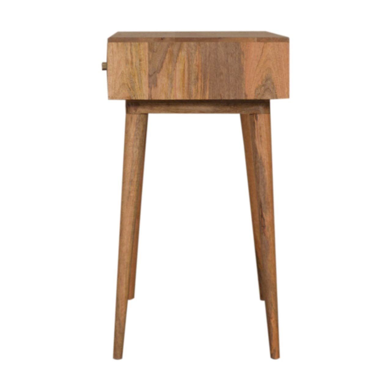 Handcrafted Dice Writing Desk - Solid Mango Wood Writing Table for Home Office - product view 8 showing handcrafted solid...