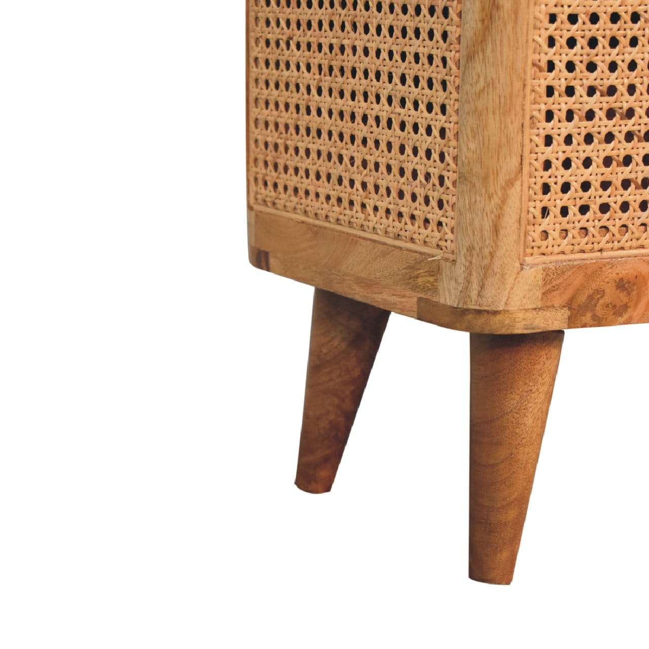 Handcrafted Larissa Lid-up Storage Stool - Solid Mango Wood Accent Seating - product view 8 showing handcrafted solid...