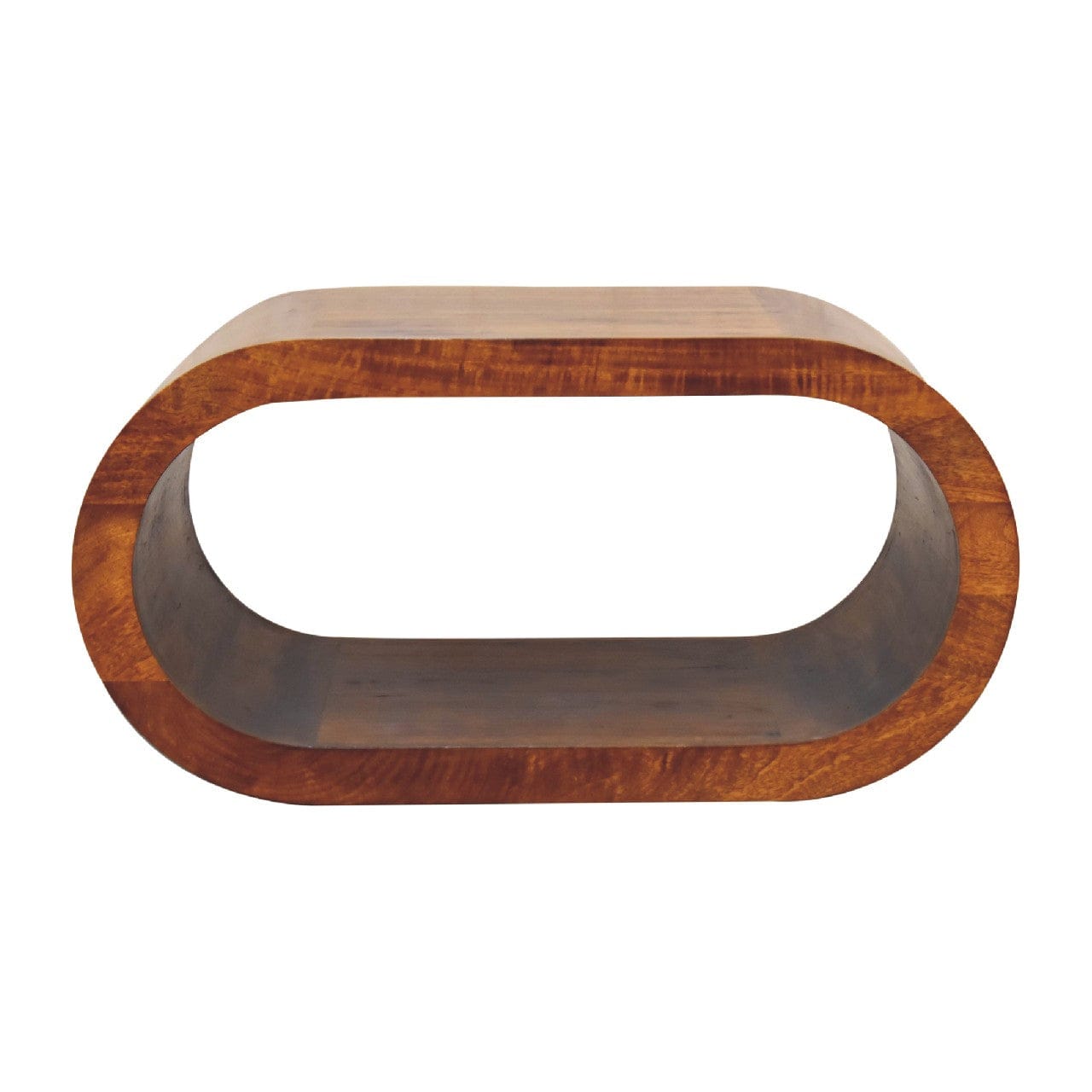 Handcrafted Coffee Table - Solid Mango Wood Center Table for Living Room - product view 2 showing handcrafted solid mango...