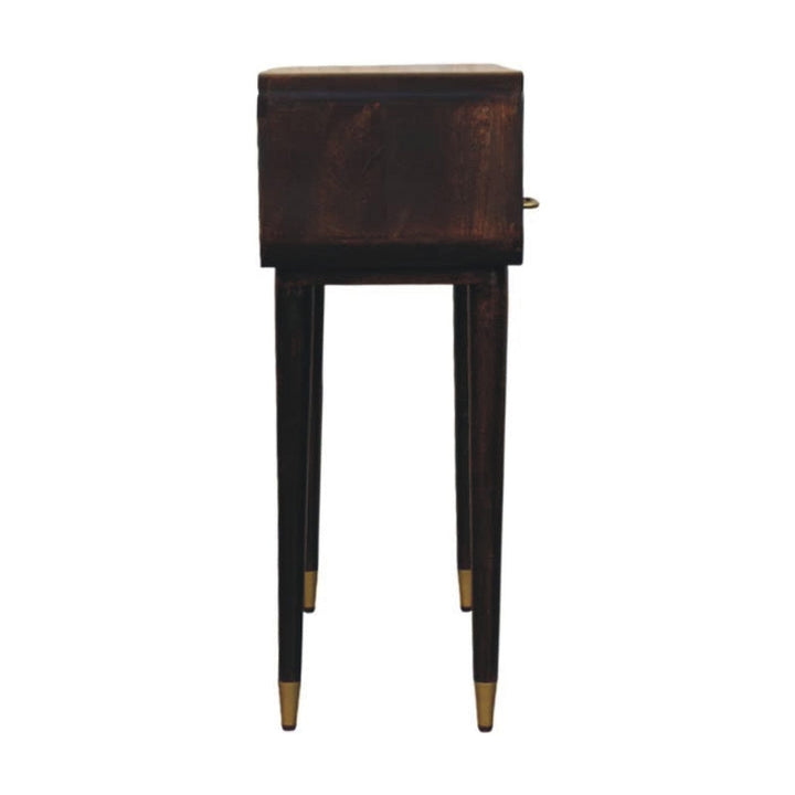 Mid-Century Modern Apollo Loop Console Desk - Entryway & Hallway Table in Solid Mango Wood - product view 8 showing...