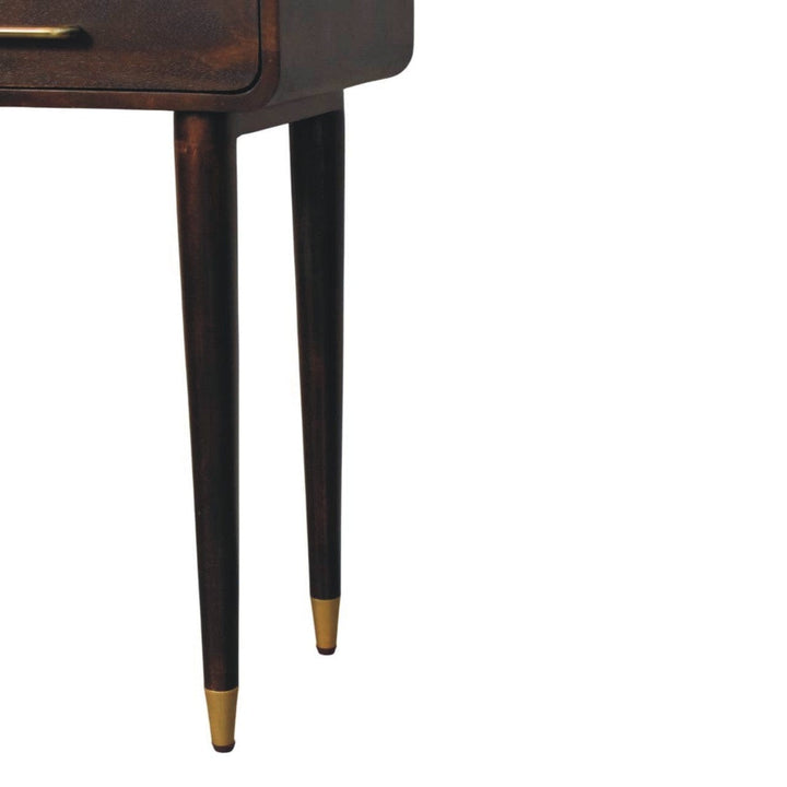 Mid-Century Modern Apollo Loop Console Desk - Entryway & Hallway Table in Solid Mango Wood - product view 7 showing...