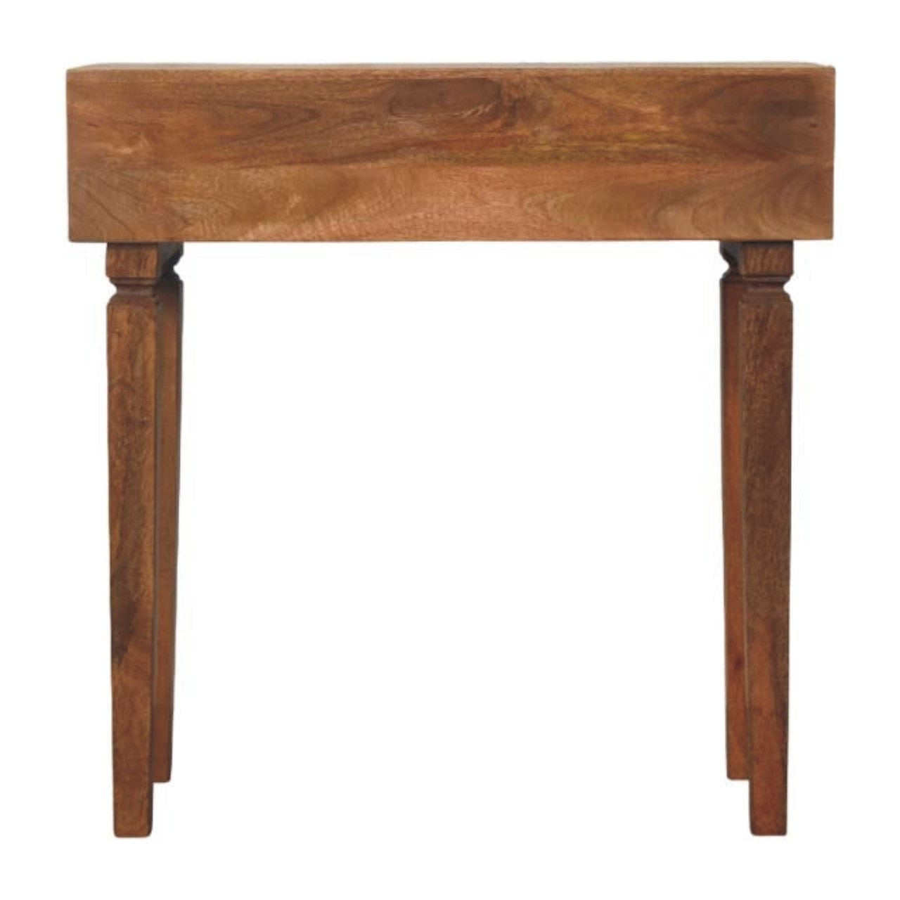 Mid-Century Modern Arno Console Table - Solid Mango Wood Hallway Console for Entryway - product view 9 showing...