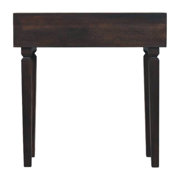 Mid-Century Modern Arno Console Table - Solid Mango Wood Hallway Console for Entryway - product view 9 showing...