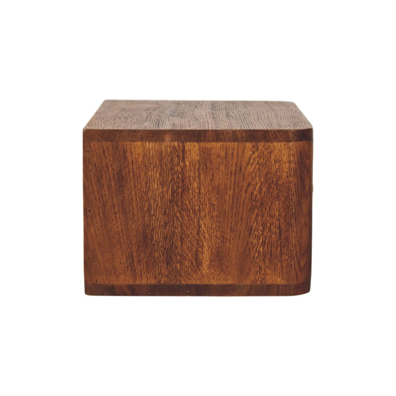 Mid-Century Modern Aurelia Floating Nightstand - Solid Mango Wood Bedside Table for Bedroom - product view 7 showing...