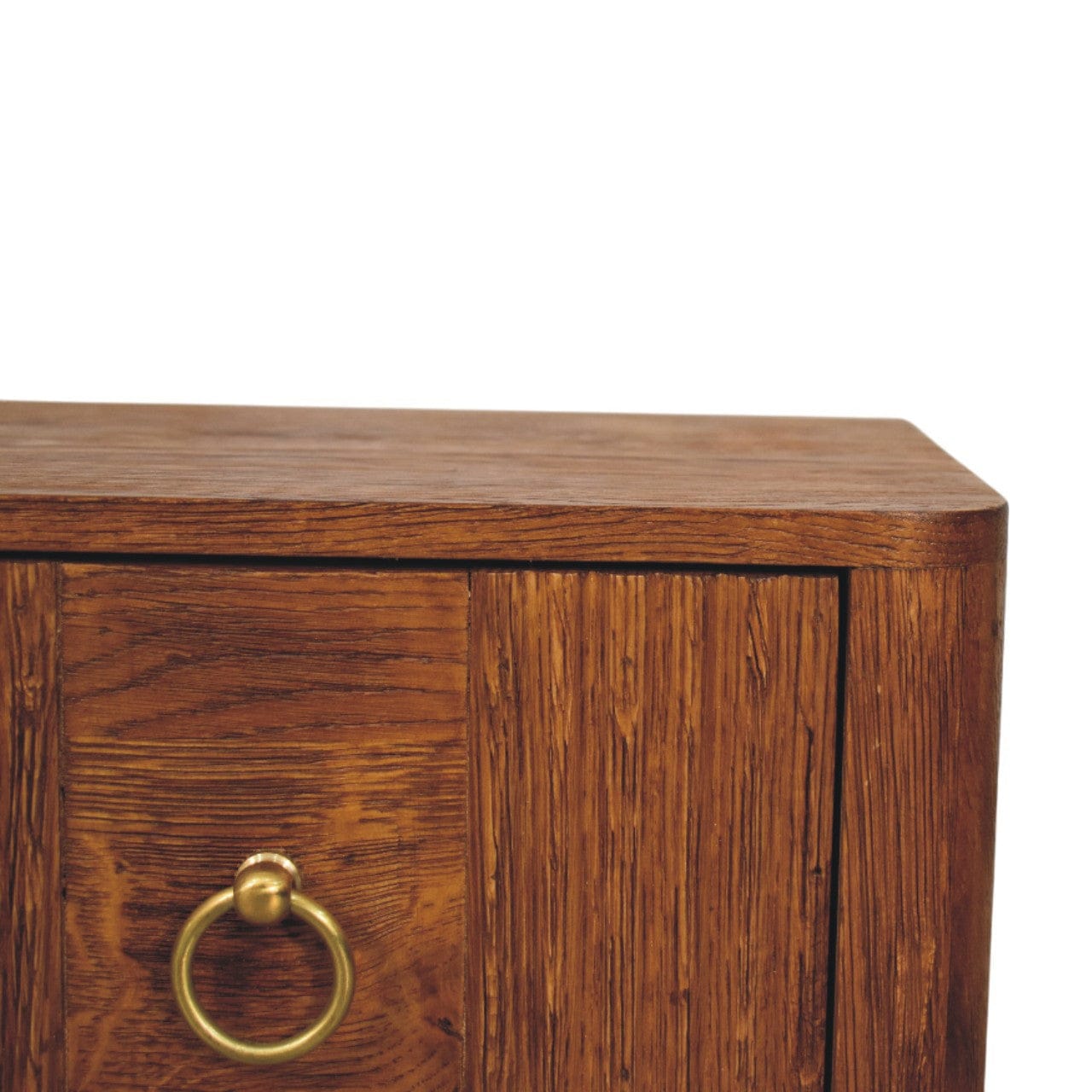 Mid-Century Modern Aurelia Floating Nightstand - Solid Mango Wood Bedside Table for Bedroom - product view 3 showing...