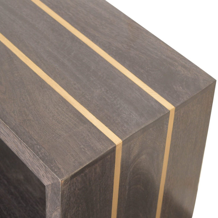 Mid-Century Modern Cairo Coffee Table - Solid Mango Wood Center Table for Living Room - product view 4 showing...