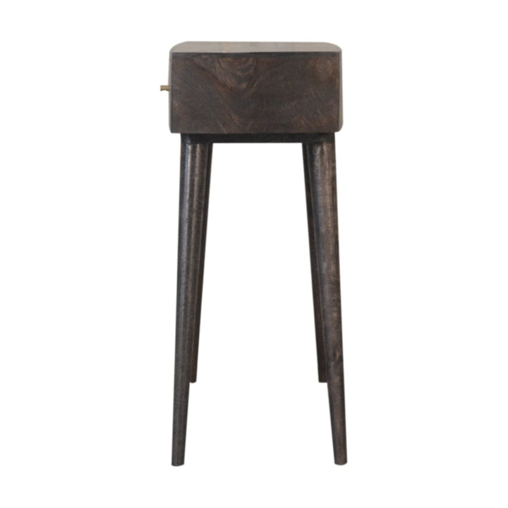 Mid-Century Modern Cairo Console Table - Solid Mango Wood Hallway Console for Entryway - product view 7 showing...