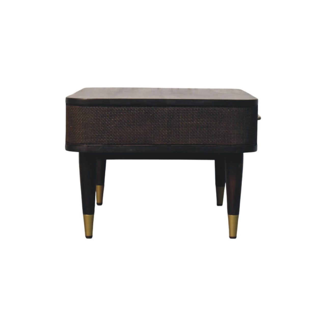 Mid-Century Modern Coffee Table - Solid Mango Wood Center Table for Living Room - product view 9 showing handcrafted...