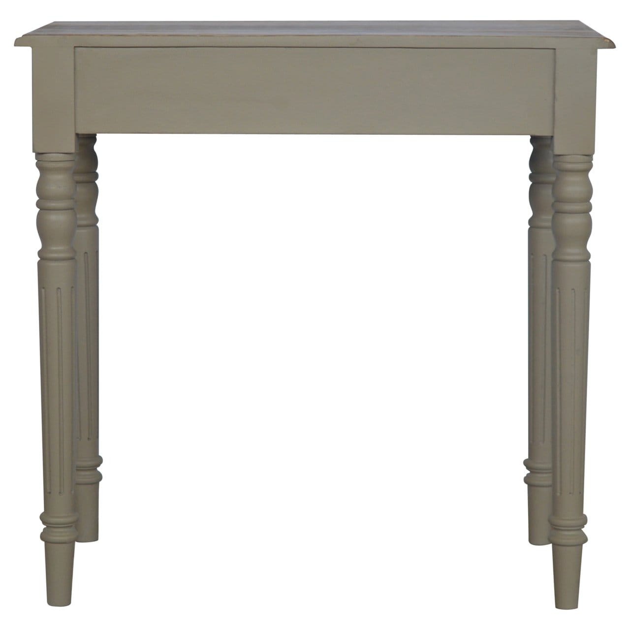 French Style Hand Painted Writing Desk - Solid Mango Wood Writing Table for Home Office - product view 9 showing...