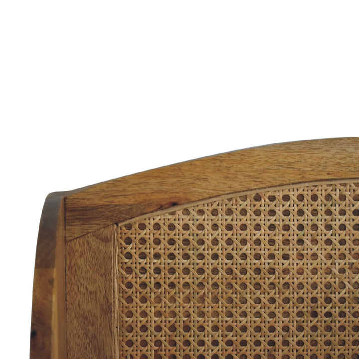 Mid-Century Modern Larissa Open Floating Shelf - Solid Mango Wood Wall Shelf for Living Room - product view 2 showing...