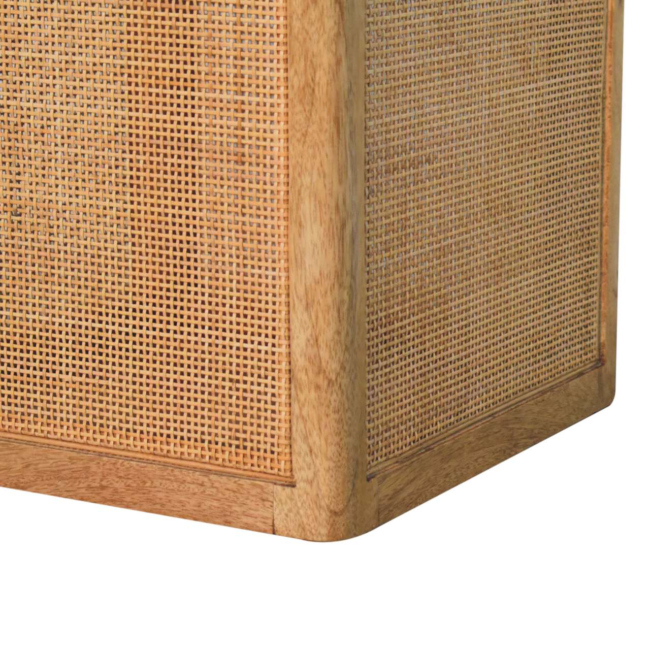 Larissa Storage Box - Solid Mango Wood Storage Container for Home - product view 8 showing handcrafted solid mango wood...