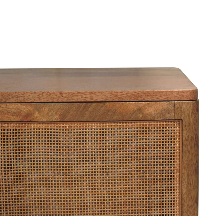 Larissa Storage Box - Solid Mango Wood Storage Container for Home - product view 5 showing handcrafted solid mango wood...