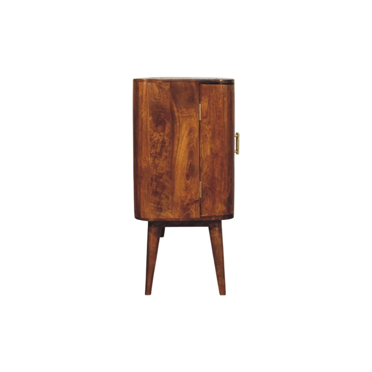 Mid-Century Modern Linden Sideboard - Solid Mango Wood Buffet Cabinet for Dining Room - product view 8 showing...