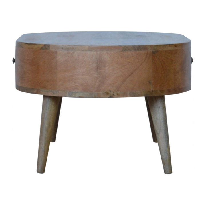 Mid-Century Modern London Coffee Table - Solid Mango Wood Center Table for Living Room - product view 8 showing...