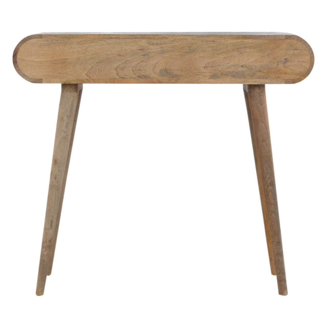Mid-Century Modern London Console Table - Solid Mango Wood Hallway Console for Entryway - product view 9 showing...