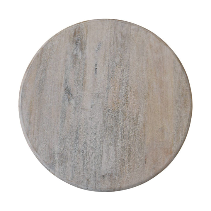 Rustic Marcellus Coffee Table - Solid Mango Wood Center Table for Living Room - product view 7 showing handcrafted solid...