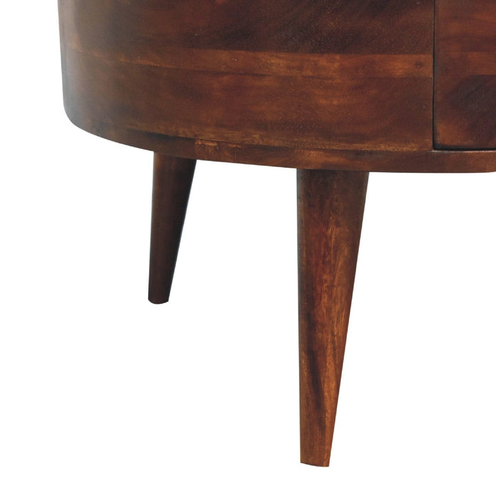 Mid-Century Modern Odyssey Coffee Table - Solid Mango Wood Center Table for Living Room - product view 8 showing...